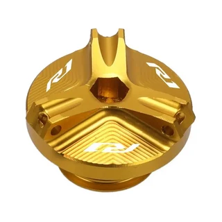 야마하 호환 YZF-R1 1998-2012 1999 2000 바이크 오토바이 엔진 오일 필러 컵 플러그 커버 캡 나사, 03 금