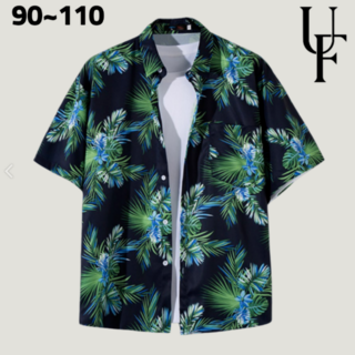 어반픽스 남자 하와이안 반팔 셔츠 90~110
