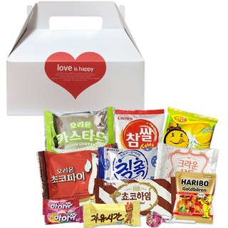 행복장바구니 과자선물세트, 37.화이트미니D, 1개