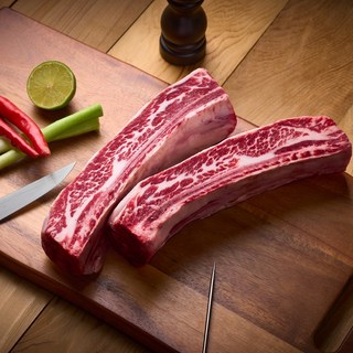 [우골찬] 우대갈비 캠핑음식 초이스등급 6 7 8번 꽃갈비 기름손질 시즈닝 증정, 1개, 2kg