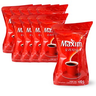 동서식품 맥심 오리지날 리필, 170g, 1개입, 10개