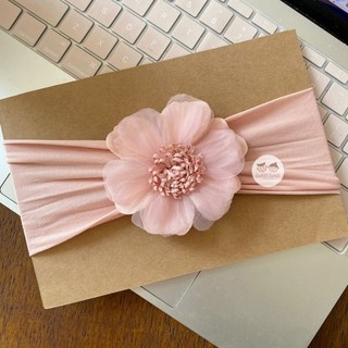 Sweet Twins 柔軟激推唯美花朵髮帶 寶寶/新生兒/嬰兒髮帶髮飾