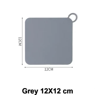 1/2개 실리콘 바닥 배수구 냄새 방지 커버 욕실 곤충 차단 밀봉 가정용 하수관 싱크대, 05 Grey 12X12cm