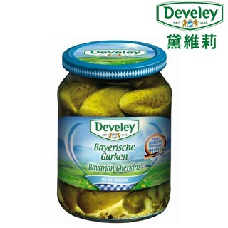 Develey 黛維莉 台灣總代理公司貨 德國脆黃瓜 720ml 酸黃瓜, 1個