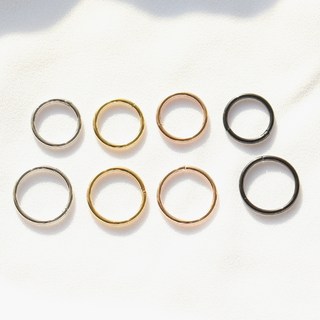 미스21 원터치 써지컬 세그먼트링 피어싱 8개 세트 (er2306)
