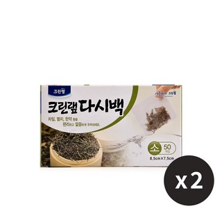 크린랩 다시백 소 8.5x7.5cm (50매), 소(S), 2개