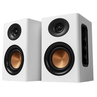 SAUNGYU 앰프내장형 PC 모니터 스피커 2채널 80W Hifi오디오 블루투스 USB DAC 옵티컬 지원, 화이트+코퍼, BK4020A