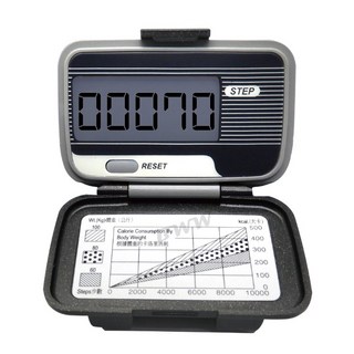 【Mayka明家】TM-215S 健康 開蓋式 計步器 (台灣製LCD大字體 省電 好攜帶), 1個, 灰色