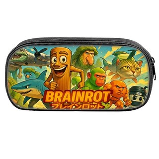 이탈리안 브레인롯 Italian brainrot 필통 펜 케이스 퉁퉁퉁 사후르 B0708, 1개, 5번필통