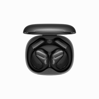 QCY RACE 귀걸이형 오픈형 무선 블루투스 이어폰 러닝용, 블랙