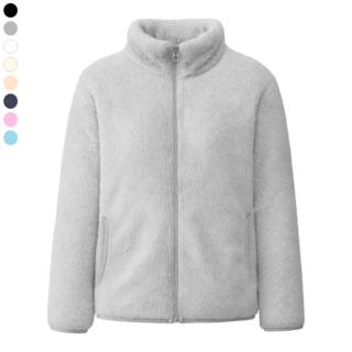 하바우 남녀공용 포근한 뽀글이 후리스 플리스 자켓 1P