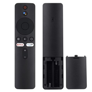 Xiaomi Mi TV 스틱/MI Box 4S 4K용 리모컨 Bluetooth 및 음성 제어 기능이 있는 교체, 01 Black