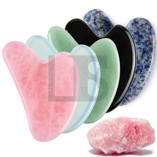 樹脂蜂蠟面部刮痧工具按摩面部按摩器身體面部眼部提升除皺/樹脂按摩刮痧L.F.S, #1 (White-5*8cm), 1個