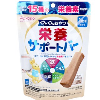 Wakodo 和光堂 營養棒餅乾 嬰兒風味零食 嬰兒零食 幼童零食 嬰幼兒零食 嬰幼兒副食品 日本製, 1個, 可可