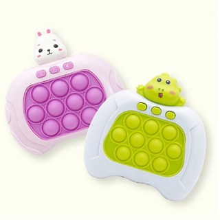 심심풀이 버튼누르기게임기 두더지놀이 푸시팝 시간때우기, 아기곰, 1개