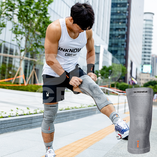 인크레디웨어 무릎 압박밴드(한쪽) 의료기기 INCREDIWEAR KNEE SLEEVE 그레이, 1개