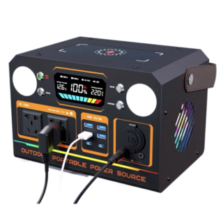 BNUDO 파워뱅크 220V 올인원 캠핑용파워뱅크 캠핑용배터리 대용량 초대용량 보조배터리 휴대용 전원 차박, 1200W-2500wh, 블랙