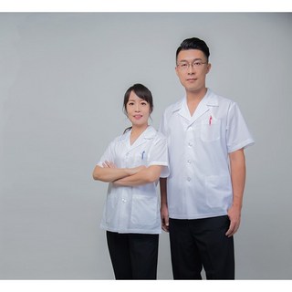 萊亞生活館 藥師服/半短袖實驗衣 (薄T/C)