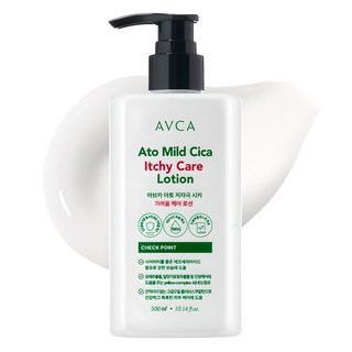 AVCA Ato溫和積雪草止癢護理乳液, 300ml, 1瓶