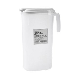 大容量冰箱冷水壺/冷泡茶壺 (帶龍頭) F038, 1個, 透明, 2.5L