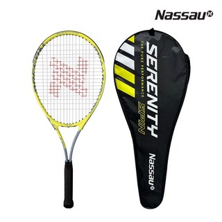 낫소 테니스라켓 세리니티 스핀, 라임옐로우, 1개