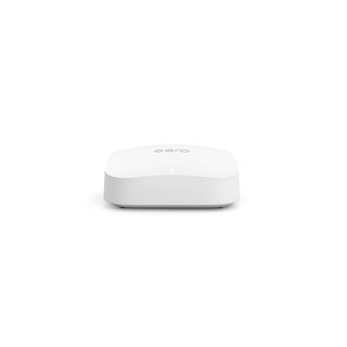 Amazon eero Pro 6E 메쉬 와이파이 시스템 빠르고 안정적인 기가비트 속도 이글거리는 빠른 게임 지원 최대 6000 평방 피트 범위 3팩 2022년 출시, 1 Pack, 1개