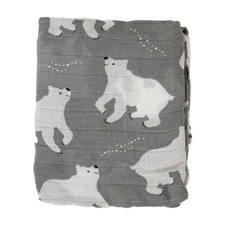 JoyBaby 竹纖維雙層紗布包巾 新生兒蓋毯 120x110cm (透氣親膚 萬用紗布巾)