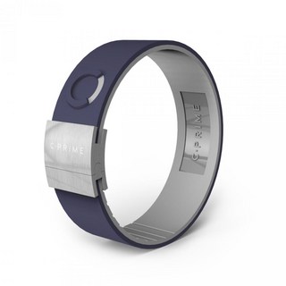 C.Prime NEO 美國科技平衡手環 - 古川小夫 UFC MMA 健身房時尚手環 藍/灰/不銹鋼金屬扣環