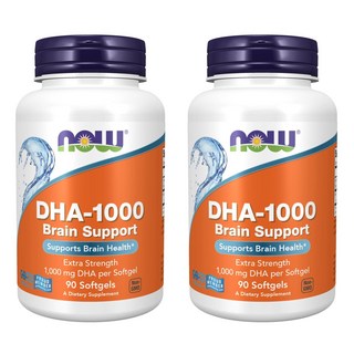 NOW Foods DHA-1000軟膠囊, 90顆, 2罐