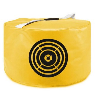 i-style 高爾夫加厚揮桿訓練打擊包 揮桿練習器 居家揮桿練習, 黃底黑圖(款式隨機出貨)