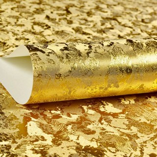 asella 금박지 골드벽지 은빛벽지 포인트벽지 금시트지, 골드 포일 클라우드 F17152 고휘도