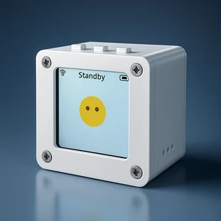 딥시크 샤오지 미니 AI 로봇 스마트 음성 채팅 정서적 친구 대화형 학습 휴대용 기술 선물, [03] 하얀색