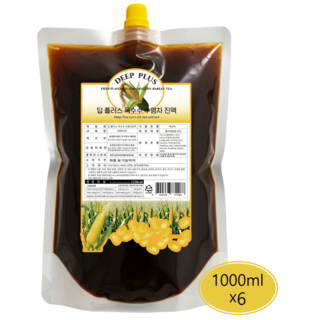 딥 플러스 옥수수 수염차 진액, 6개, 1kg