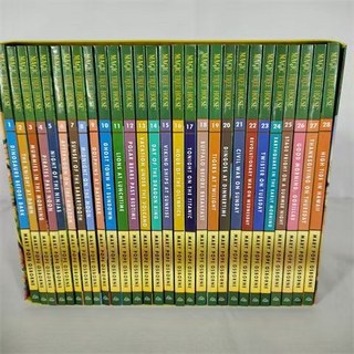 Magic Tree House 神奇樹屋第一季38冊燙金英文版，正版國中大書局現貨贈書籤，兒童英文讀物最佳選擇, 第一季1-28