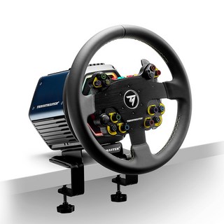 THRUSTMASTER EVO Racing 32R Leather 方向盤，高品質皮革，真實賽車體驗, 1個