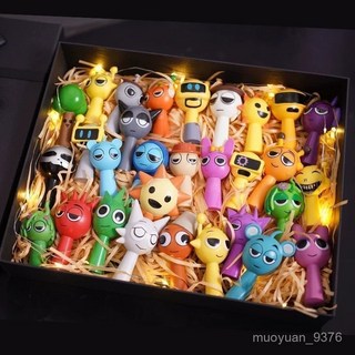 節奏盒子手公仔辦兒童奬勵禮品Sprunki音樂盒子遊戲模型玩具擺件 QKWA, 1個, 爆款節奏盒子手辦公仔丨可擺件可掛件,【節奏盒子】1款/袋裝