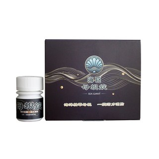 海巨 海水母蜆錠 500mg, 1個, 10顆