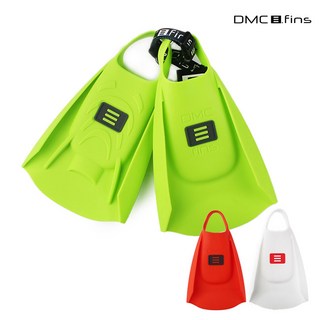 DMC 숏핀 슈퍼핀+메쉬가방 세트 superfin 오리발 수영 스노클장비 스쿠버, 화이트