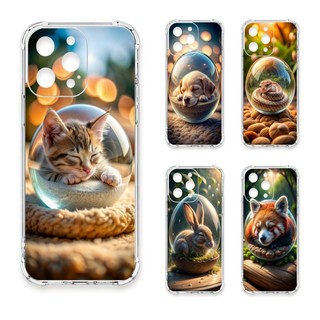 24H快速出貨 TRON S21/ FE/ Plus/ Ultra 水晶球裡的動物們1 四角防摔 軟殼 手機殼