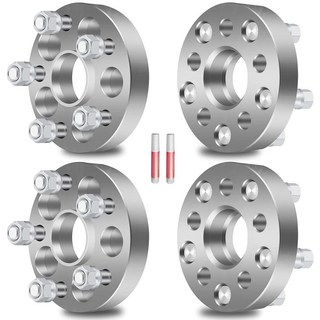 4PCS 5x100 ~ 5x114.3 휠 스페이서 어댑터 허브센트릭 5X4.5 1INCH 5 러그 1990-2014 스바루 레거시 2000-2014 크로스트렉 2016-