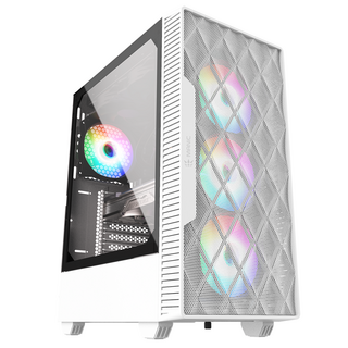 피오플 컴퓨터 게이밍 고사양 조립PC 롤 서든어택 배틀그라운드 피파 사무용, 게이밍 15번, 화이트, 500GB