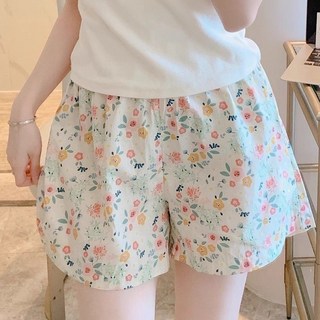 熱銷女短褲 2025夏季卡通睡褲，寬鬆薄款家居休閒短褲，網紅ins風