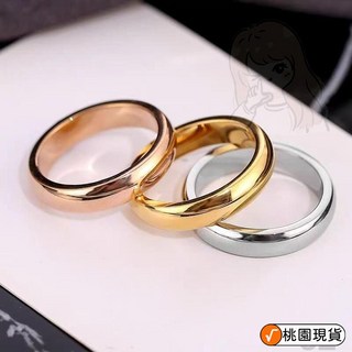 桃園出貨 鈦鋼戒指 不掉色光麵情侶對戒簡約僊氣歐美素款精緻男款