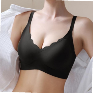 볼륨브라렛 심리스 볼륨 뽕브라 저중심 새가슴 노와이어 브라
