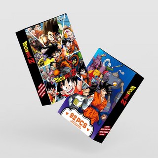 애니메이션 컬렉션 주변의 92Pcs 카드 슈퍼 Sayajins 드래곤 볼 Z/GT/슈퍼 Goku LOMO 카드 박스형 어린이