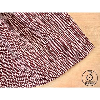 美國外貿布 DIY布料 小石子(紅)棉布 手作拼布材料 幅寬120cm, 1個