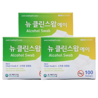 씨엠에프 뉴 클린스왑에이 알코올스왑 3BOX 300매