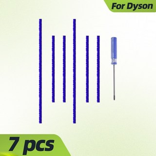다이슨 진공 청소기용 소프트 롤러 브러시 헤드 튜브 호스 교체 액세서리 부품 부드러운 V6 V10, 02 7 pcs, 7개