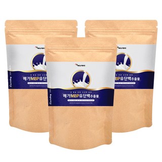 에너데이 메가MBP 유단백추출물 150gx3봉 분리유청 락토페린 완두유단백추출물, 3개, 150g