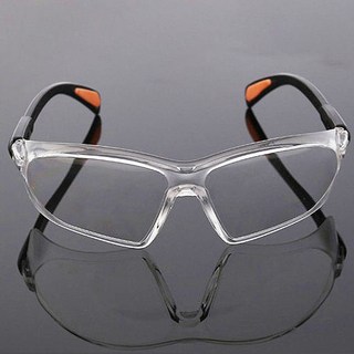 1p/2p 안전 보호 고글 산업용 눈보호 작업 안경 스포츠 벌초 보안경, 1개, 투명